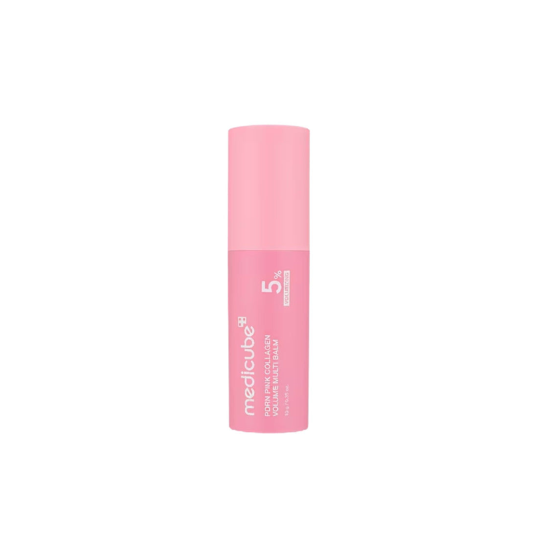 Medicube PDRN Pink Collagen Volume Multi Balm – 10g portable clinical anti-aging stick formulated with Salmon DNA PDRN and Low-Molecular Collagen available at Atelier De Glow UK.