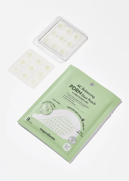 ongredients AC Balancing PDRN Shot Patch 9 | Atelier De Glow UK