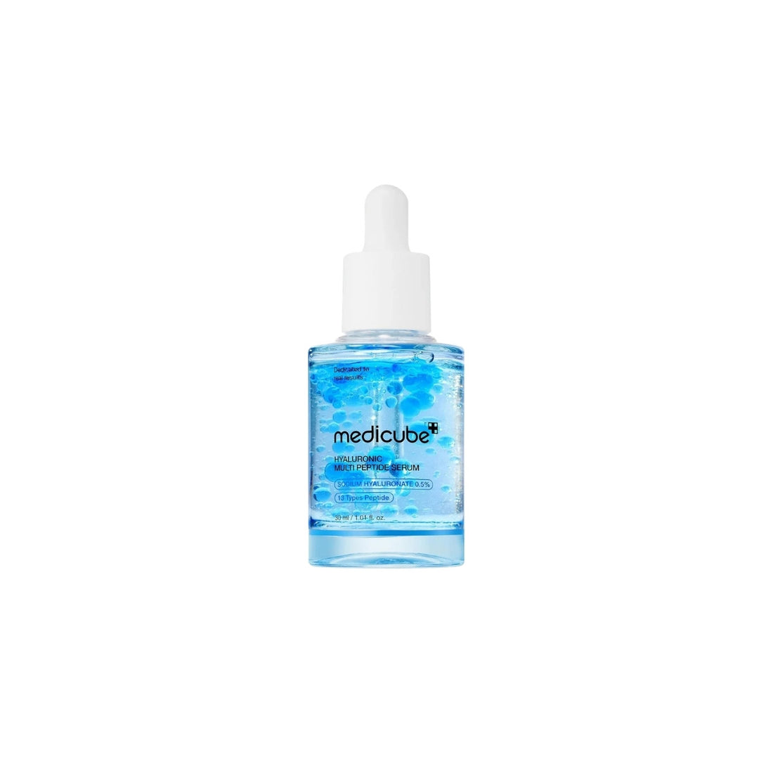 Medicube Hyaluronic Multi Peptide Serum – 30ml high-potency clinical volumizing serum with Multi-Weight Hyaluronic Acid and active Peptides available at Atelier De Glow UK.