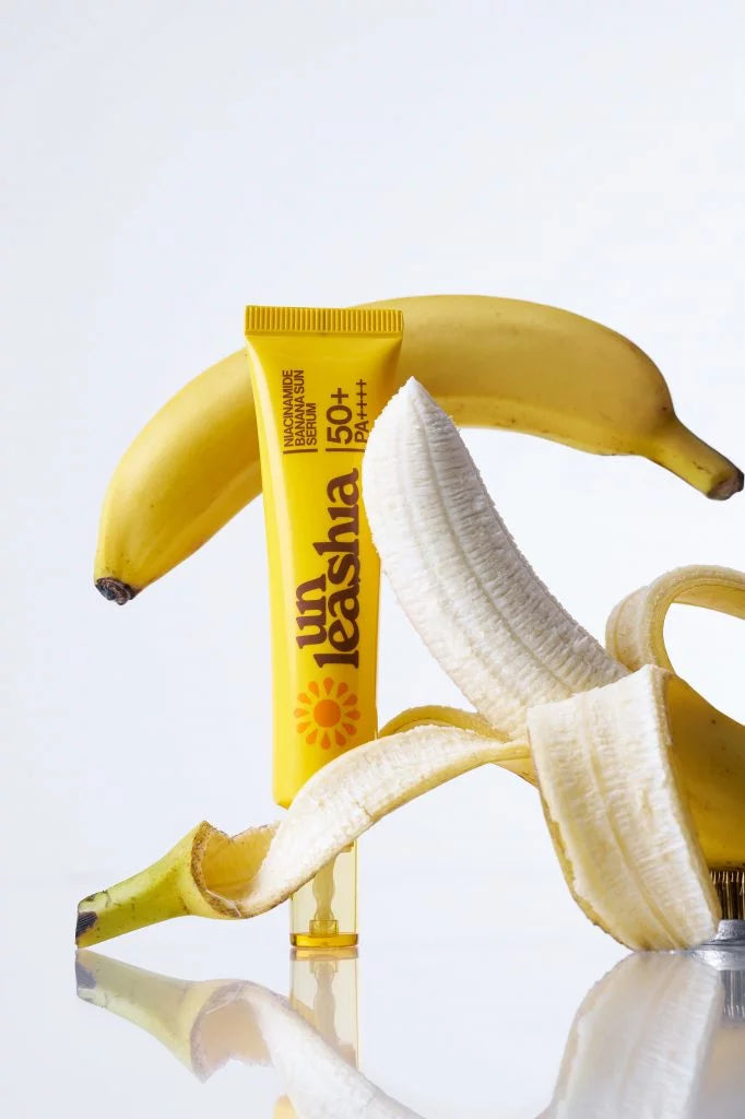 UNLEASHIA Niacinamide Banana Sun Serum | Atelier De Glow UK