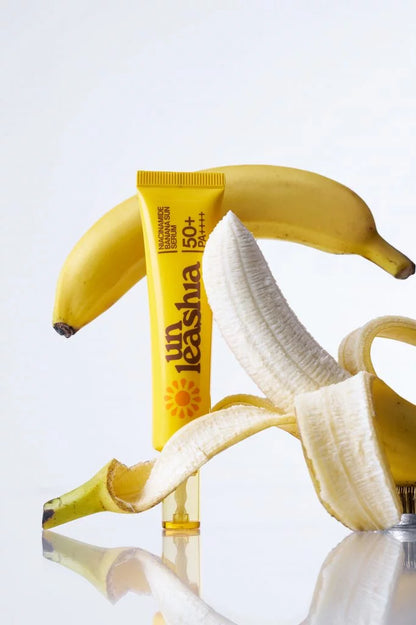 UNLEASHIA Niacinamide Banana Sun Serum | Atelier De Glow UK