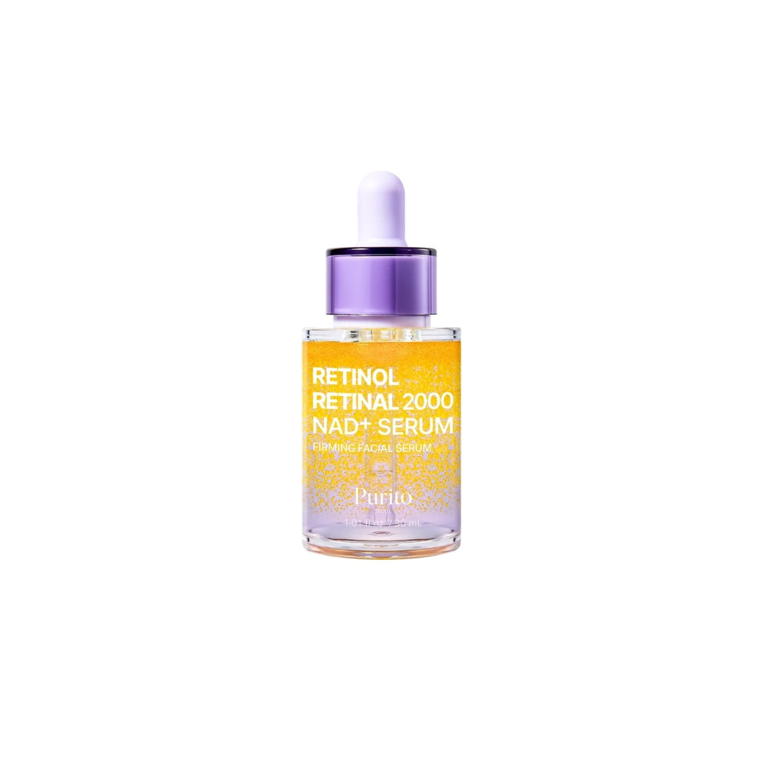 Purito SEOUL Retinol Retinal 2000 NAD+ Serum – 30ml high-performance dual retinoid and cellular longevity anti-aging serum available at Atelier De Glow UK.