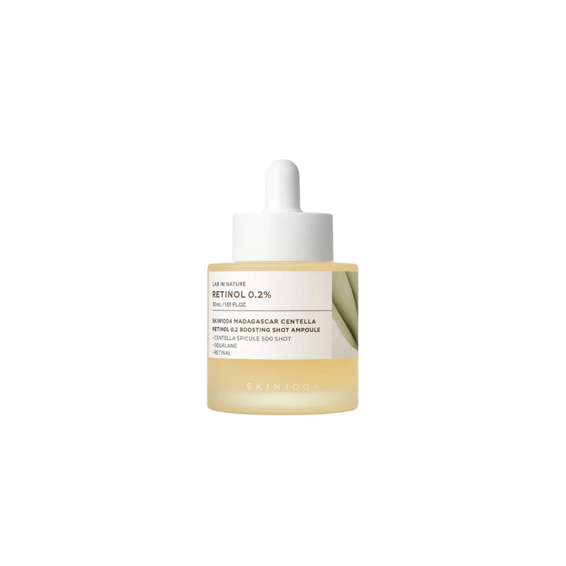SKIN 1004 Madagascar Centella Retinol 0.2 Boosting Shot Ampoule – 30ml Korean anti-aging serum with 0.2% Pure Retinol and Centella available at Atelier De Glow UK.