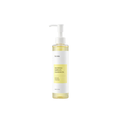 iUNIK Calendula Complete Cleansing Oil – 200ml makeup removing first cleanser with 94% natural plant oils available at Atelier De Glow UK.