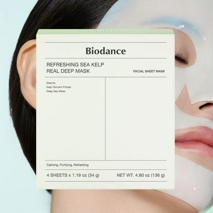 BIODANCE Refreshing Sea Kelp Real Deep Mask 4PCs