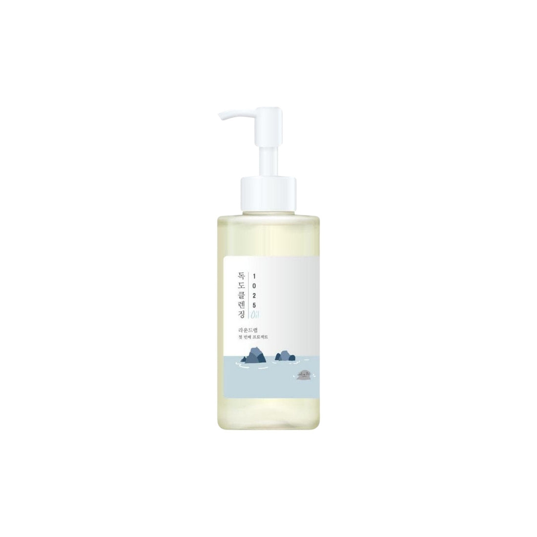 Round Lab Dokdo Cleansing Oil 200ml – gentle, deep-cleansing oil enriched with Ulleungdo deep sea water for effective makeup and impurity removal at Atelier De Glow UK.
