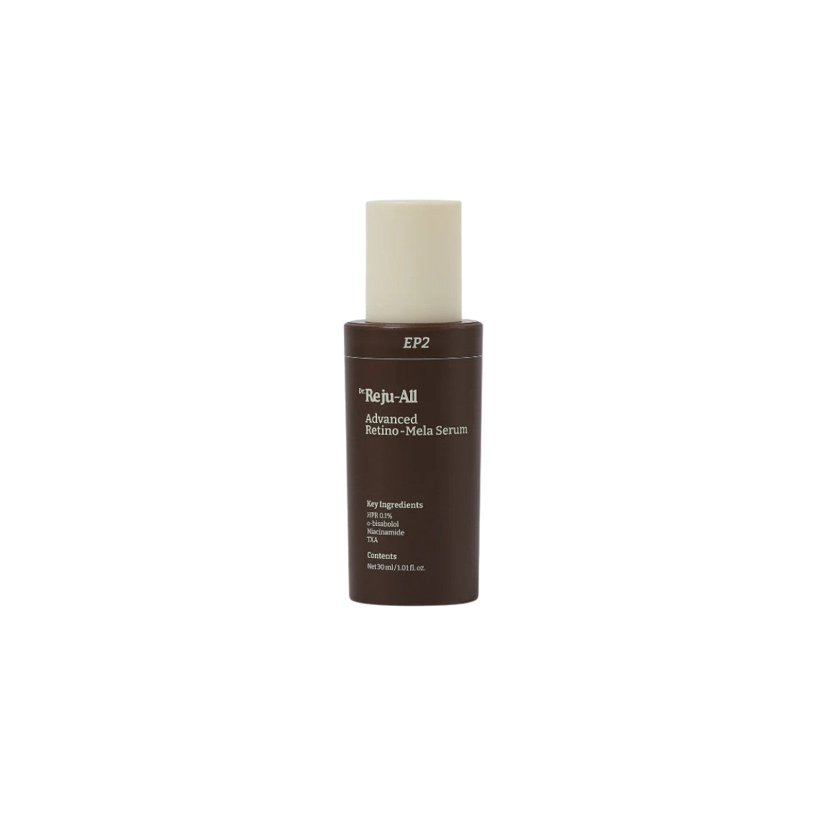 Dr. Reju-All Advanced Retino-Mela Serum – 30ml Korean anti-aging serum with Retinol, Tranexamic Acid, and Niacinamide available at Atelier De Glow UK.