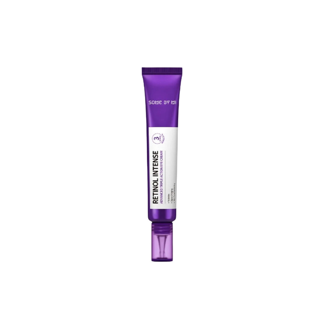Some By Mi Retinol Intense Advanced Triple Action Eye Cream 30ml – anti-aging eye treatment with retinol, retinal, and bakuchiol for reducing fine lines available at Atelier De Glow UK.