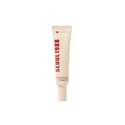 KSECRET SEOUL 1988 Eye Cream Retinal Liposome 4% + Fermented Bean – 30ml clinical-strength anti-aging night eye cream available at Atelier De Glow UK.