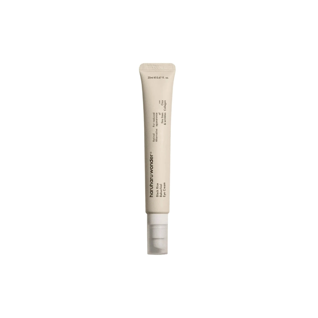 Haruharu Wonder Black Rice Bakuchiol Eye Cream – 20ml fragrance-free treatment with 5,000ppm Bakuchiol and fermented Black Rice available at Atelier De Glow UK.