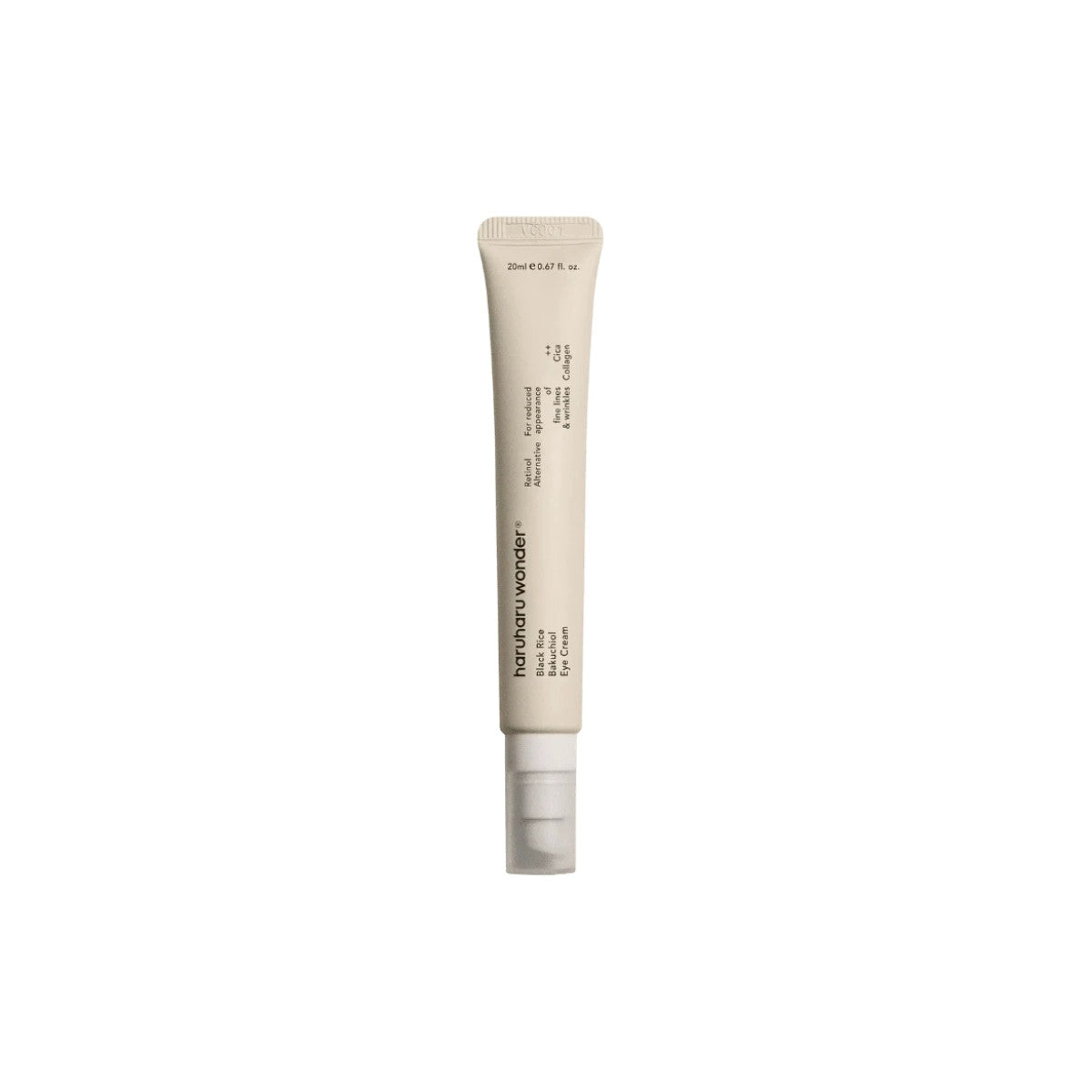 Haruharu Wonder Black Rice Bakuchiol Eye Cream – 20ml fragrance-free treatment with 5,000ppm Bakuchiol and fermented Black Rice available at Atelier De Glow UK.