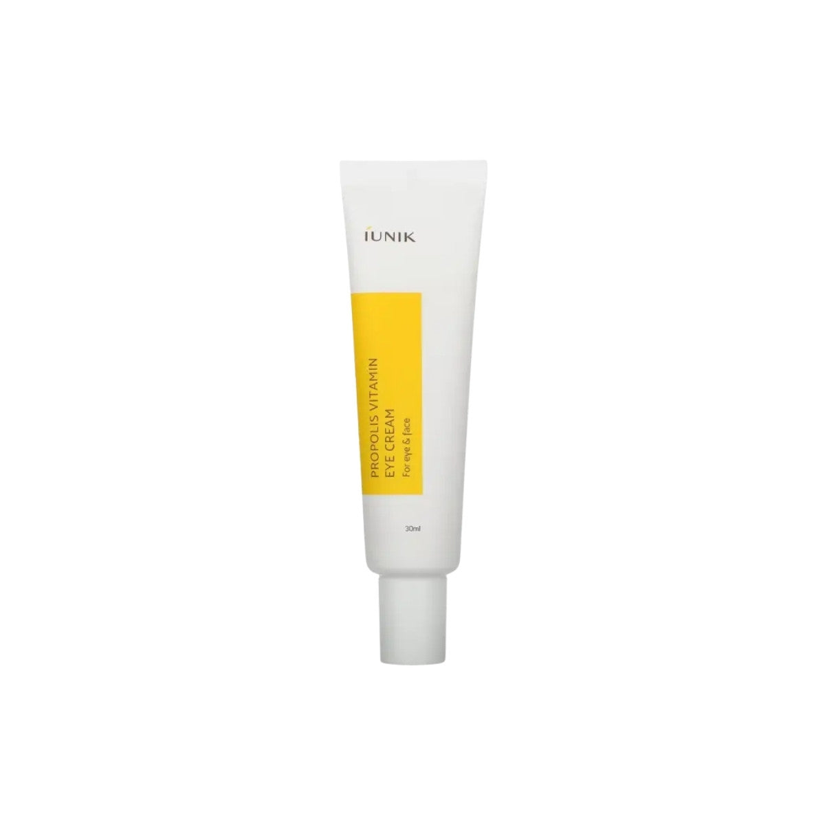 iUNIK Propolis Vitamin Eye Cream – 30ml Korean eye treatment with 40.5% Propolis and Sea Buckthorn Extract available at Atelier De Glow UK.