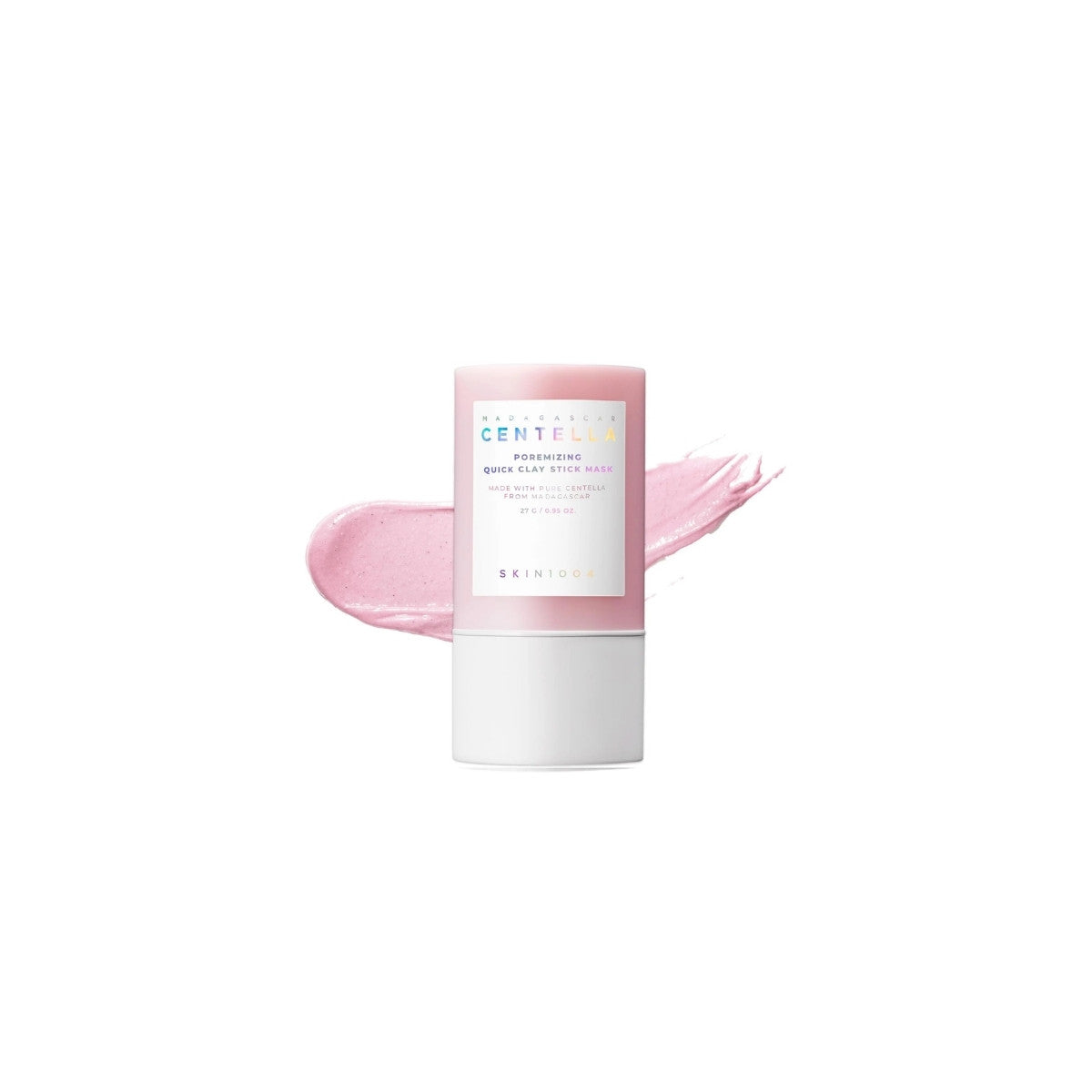 SKIN1004 Madagascar Centella Poremizing Quick Clay Stick Mask 27g – soothing clay mask stick formulated with white mud and centella asiatica available at Atelier De Glow UK.