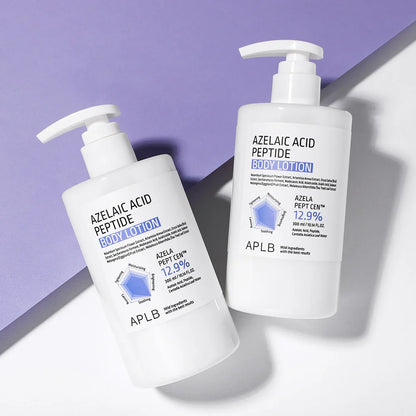 APLB Azelaic Acid Peptide Body Lotion – K-beauty essential for refining body skin texture, reducing redness, and achieving a healthy glow at Atelier De Glow UK.