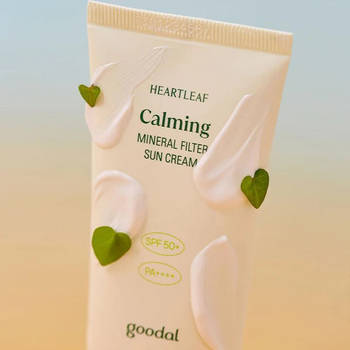 Goodal Heartleaf Calming Mineral Filter Sun Cream SPF 50+ PA++++ | Atelier De Glow UK