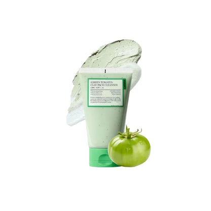 FULLY Green Tomato Clay Mask Cleanser – 120ml pore-tightening treatment with Green Tomato Extract and dual clays available at Atelier De Glow UK.