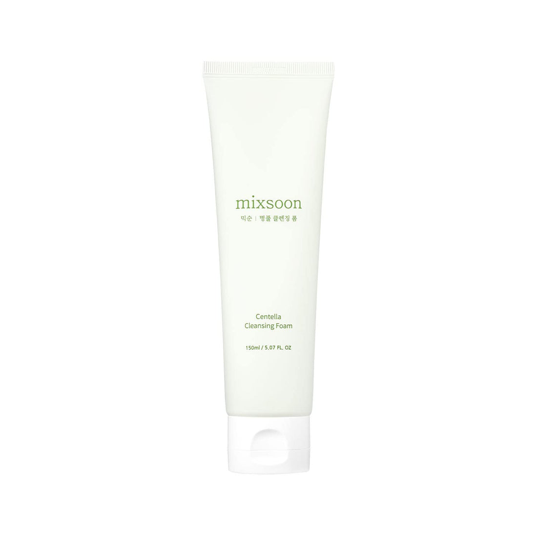 mixsoon Centella Cleansing Foam 150ml – Pure Centella Asiatica enriched Korean foam cleanser available at Atelier De Glow UK.
