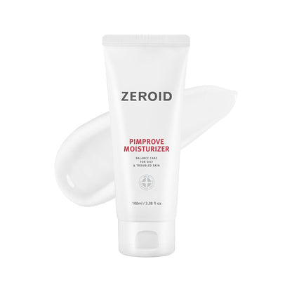 Lightweight gel-cream texture of Zeroid Pimprove - Matte finish for oily skin - Atelier De Glow UK
