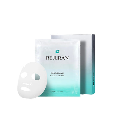 REJURAN Turnover Mask single sheet – c-PDRN (Polynucleotide) and Centella Asiatica infused Korean clinical skincare available at Atelier De Glow UK