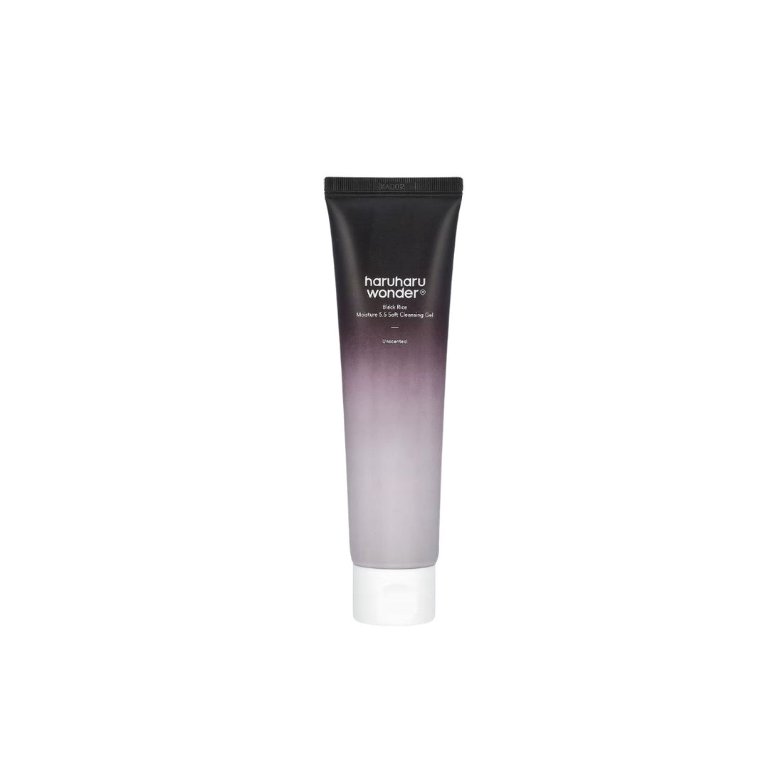 Haruharu Wonder Black Rice Moisture 5.5 Soft Cleansing Gel – 100ml Korean gel cleanser with fermented Black Rice and Beta-Glucan available at Atelier De Glow UK.