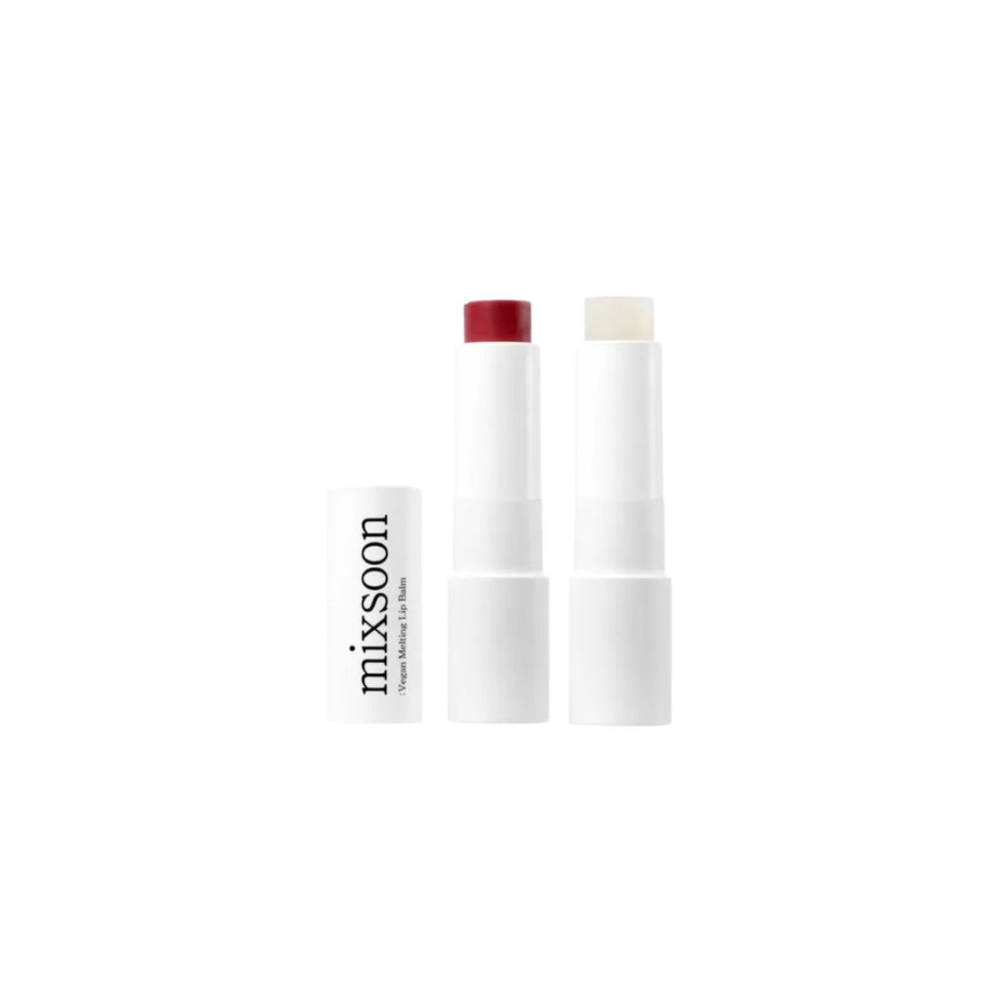 mixsoon Vegan Melting Lip Balm – Premium nourishing lip treatment formulated with shea butter and sunflower seed wax for deep hydration and a soft, glossy finish available at Atelier De Glow UK.