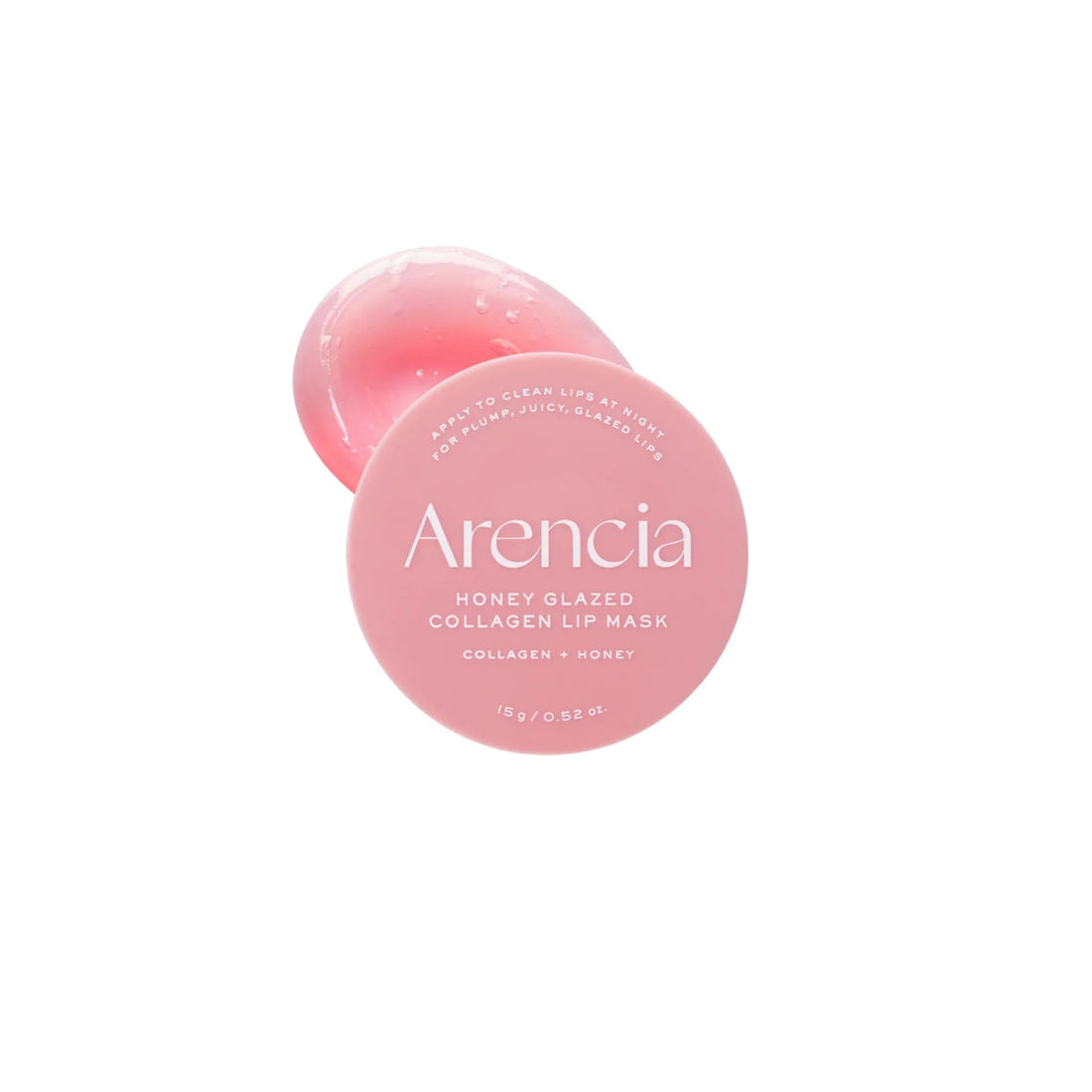 Arencia Honey Glazed Collagen Lip Mask – 15g Korean overnight lip mask with Honey Extract and Hydrolyzed Collagen available at Atelier De Glow UK.