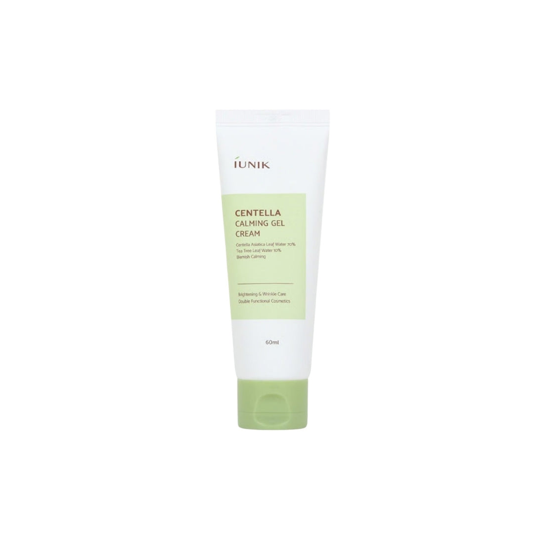 iUNIK Centella Calming Gel Cream – 60ml lightweight, oil-free soothing moisturizer for blemish-prone skin available at Atelier De Glow UK.