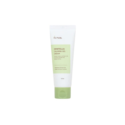 iUNIK Centella Calming Gel Cream – 60ml lightweight, oil-free soothing moisturizer for blemish-prone skin available at Atelier De Glow UK.