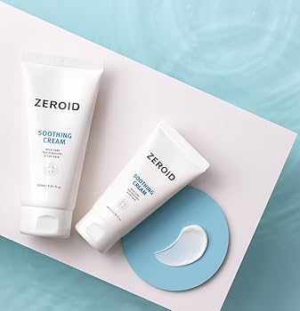 Rich but non-greasy texture of Zeroid Soothing Cream - MLE technology for eczema - Atelier De Glow UK