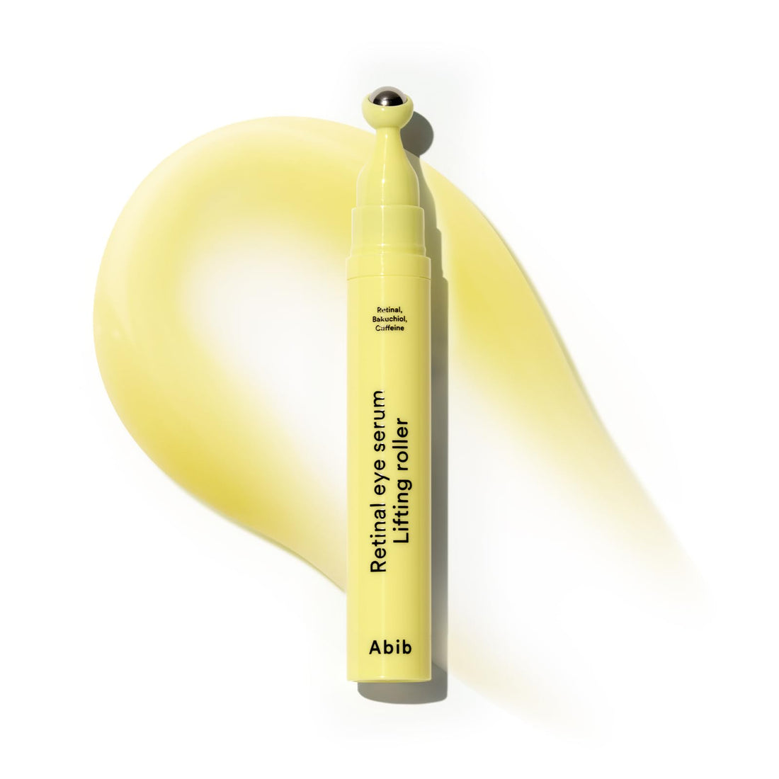 Abib Retinal Eye Serum Lifting Roller 15ml – anti-aging under-eye treatment formulated with retinal and peptides for firming and elasticity available at Atelier De Glow UK.