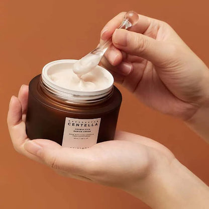 SKIN1004 Madagascar Centella Probio-Cica Enrich Cream for soothing redness, calming irritation, and strengthening weakened skin barriers in sensitive skin types from Atelier De Glow UK.