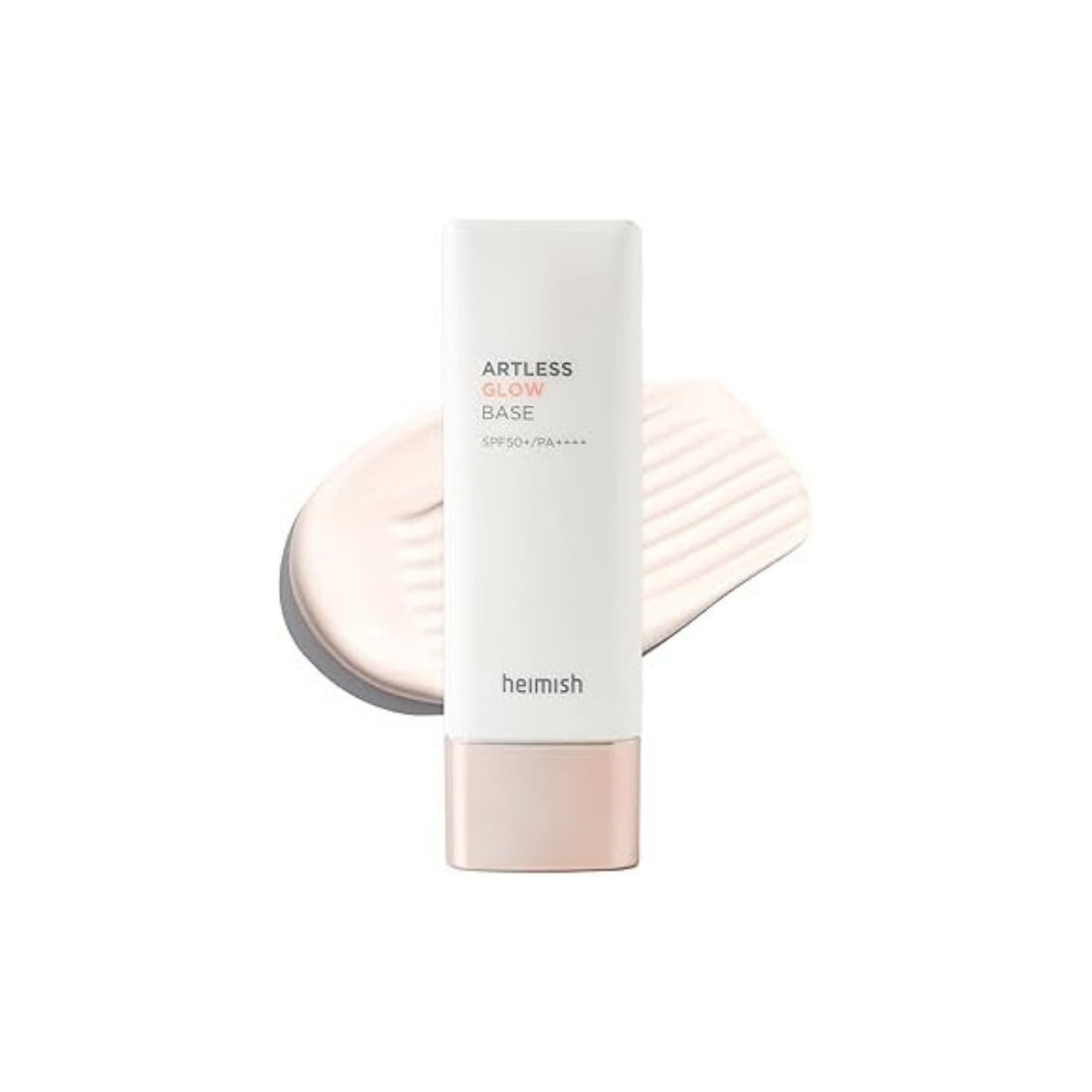 Heimish Artless Glow Base SPF 50+ PA+++ – 40ml illuminating makeup primer and sunscreen with botanical extracts available at Atelier De Glow UK.