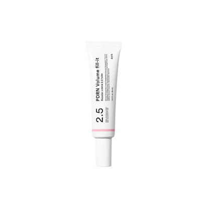 Abib PDRN Volume Fill-it Booster Crème 2.5 Tube – 30ml clinical anti-aging cream with 15,000 ppm Salmon PDRN and 10,000 ppm Volufiline available at Atelier De Glow UK.