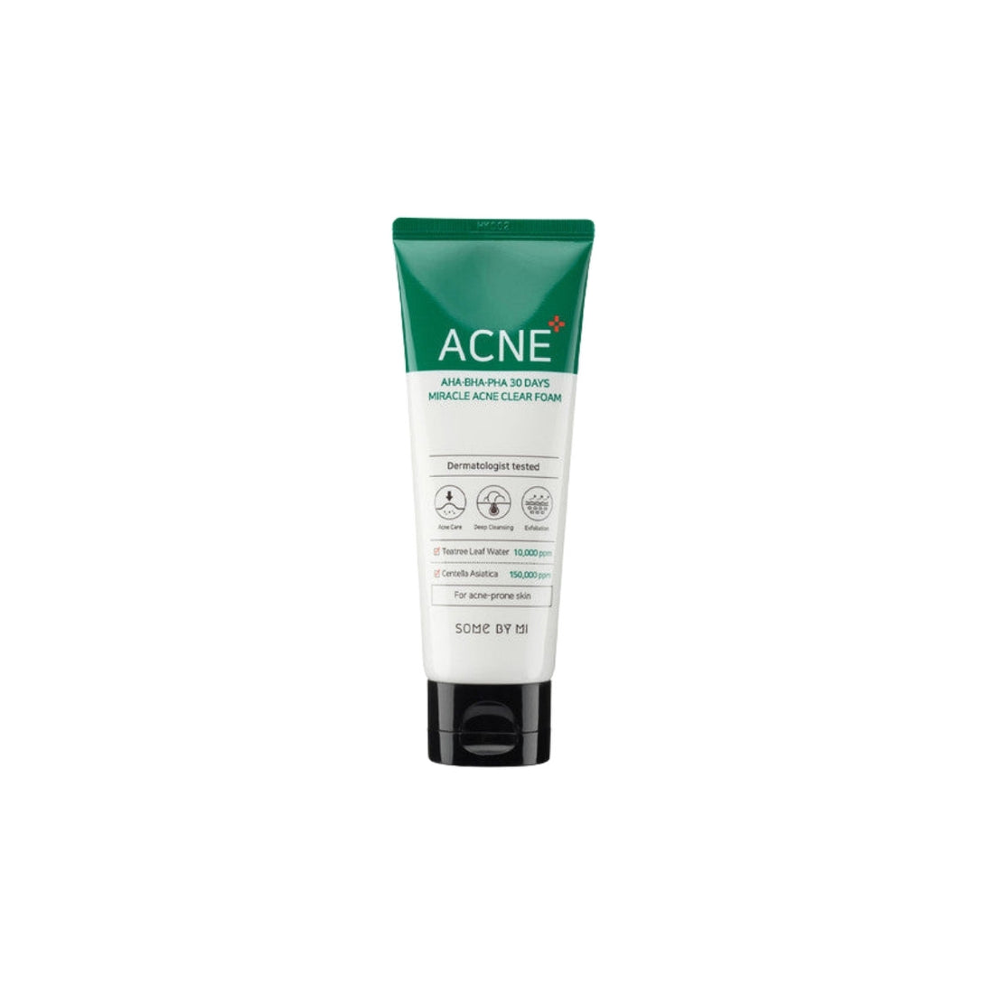 Some By Mi AHA.BHA.PHA 30 Days Miracle Foam – 100ml Korean acne cleanser with Truecica and Salicylic Acid available at Atelier De Glow UK.