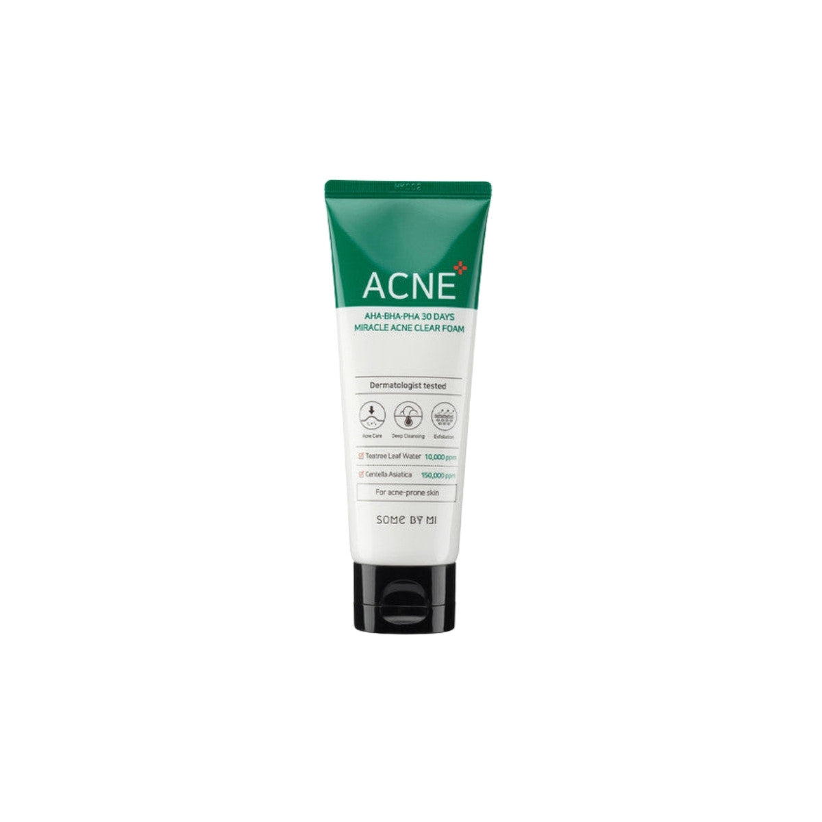 Some By Mi AHA.BHA.PHA 30 Days Miracle Foam – 100ml Korean acne cleanser with Truecica and Salicylic Acid available at Atelier De Glow UK.