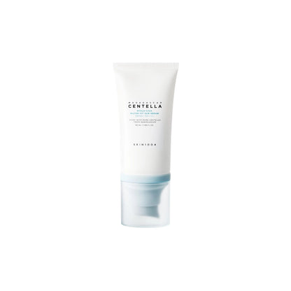 SKIN1004 Madagascar Centella Hyalu-Cica Water-Fit Sun Serum SPF50+ PA++++ – hydrating chemical sunscreen with Centella Asiatica for soothing UV protection at Atelier De Glow UK.