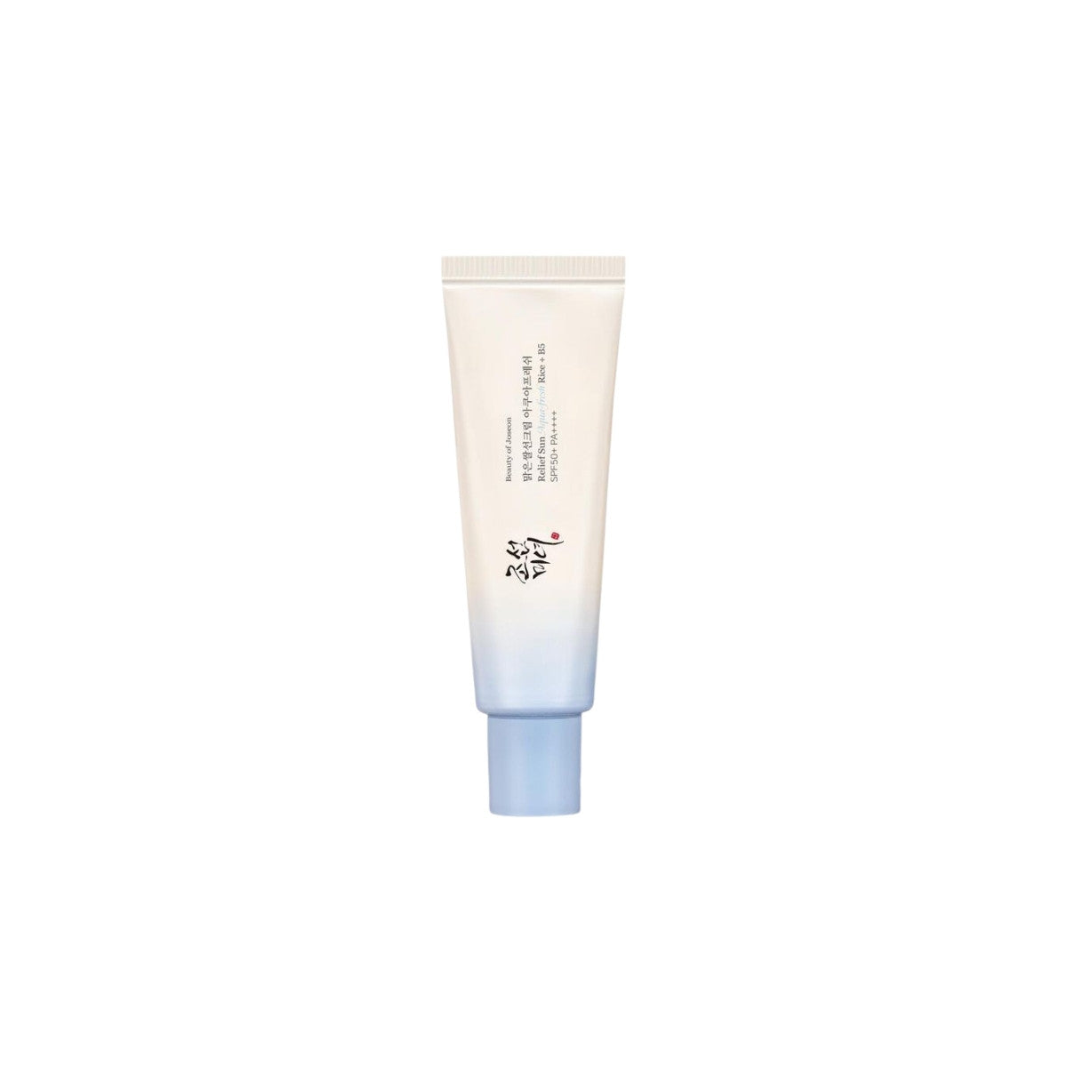 Beauty of Joseon Relief Sun: Aqua-fresh – 50ml Korean SPF 50+ PA++++ sunscreen with Rice Seed Water and Panthenol available at Atelier De Glow UK.