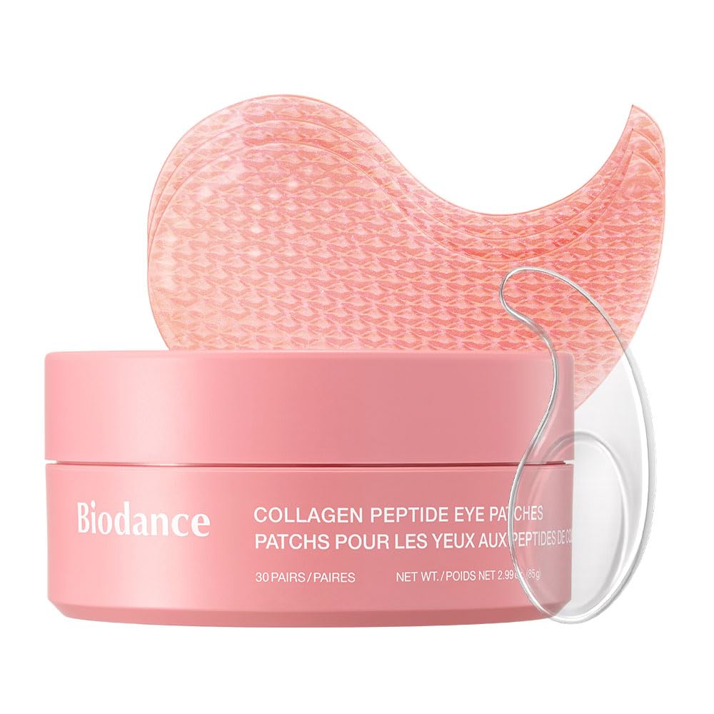 Biodance Collagen Peptide Eye Patches – 30-piece hydrogel set with ultra-low molecular collagen available at Atelier De Glow UK.