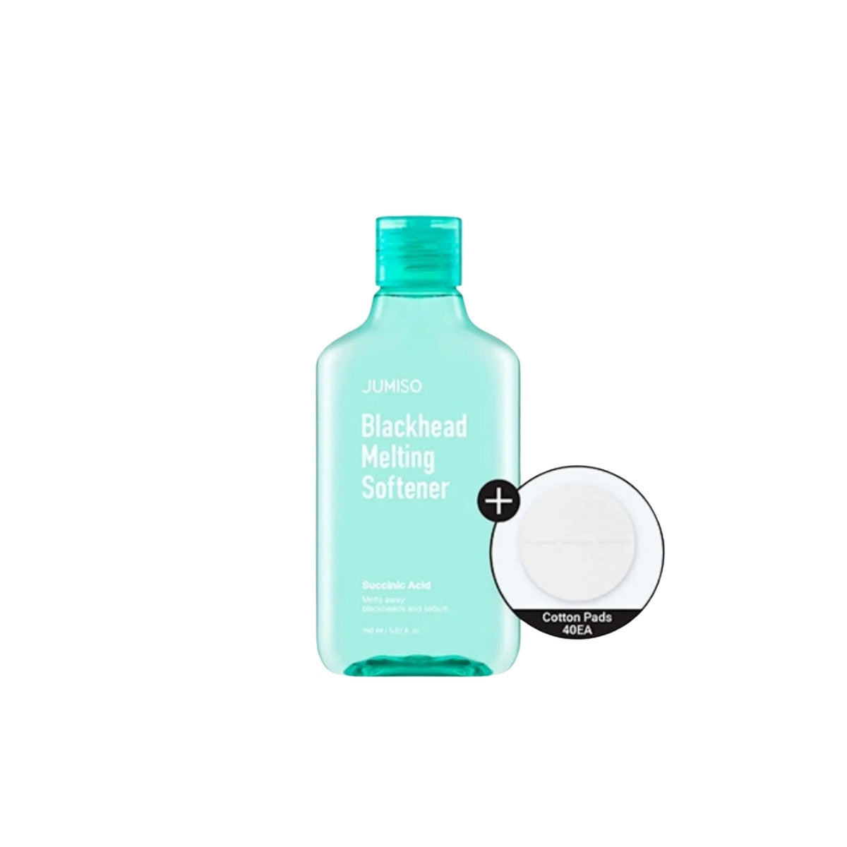 Jumiso Blackhead Melting Softener &amp; Cotton Pad Set – 2-piece targeted sebum-liquefying pore treatment available at Atelier De Glow UK.