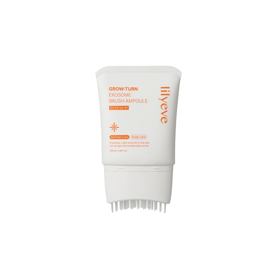 LILYEVE Grow Turn Exosome Brush Ampoule 100ml – professional-grade facial treatment with exosome technology for skin regeneration and radiance, available at Atelier De Glow UK.