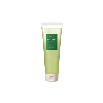 AROMATICA Rosemary Scalp Scaling Shampoo – 180ml vegan Korean shampoo with Rosemary and Salicylic Acid available at Atelier De Glow UK.