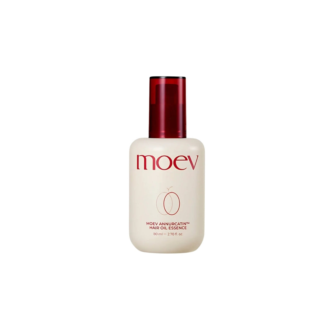 MOEV Annurcatin Hair Oil Essence 80ml – professional-grade hair treatment with Annurca apple extract, biotin, and 50 proteins for deep nourishment and shine available at Atelier De Glow UK.
