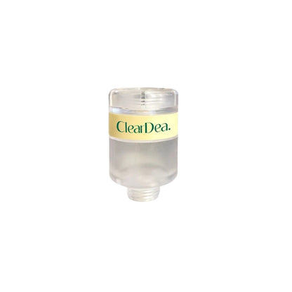 ClearDea Glow On and On Shower Cartridge Case – Professional transparent housing for Vitamin C shower filters available at Atelier De Glow UK.
