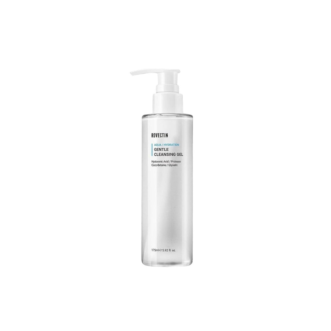 ROVECTIN Aqua Hydration Gentle Cleansing Gel 175ml – low pH, hypoallergenic facial cleanser for sensitive and dry skin available at Atelier De Glow UK.