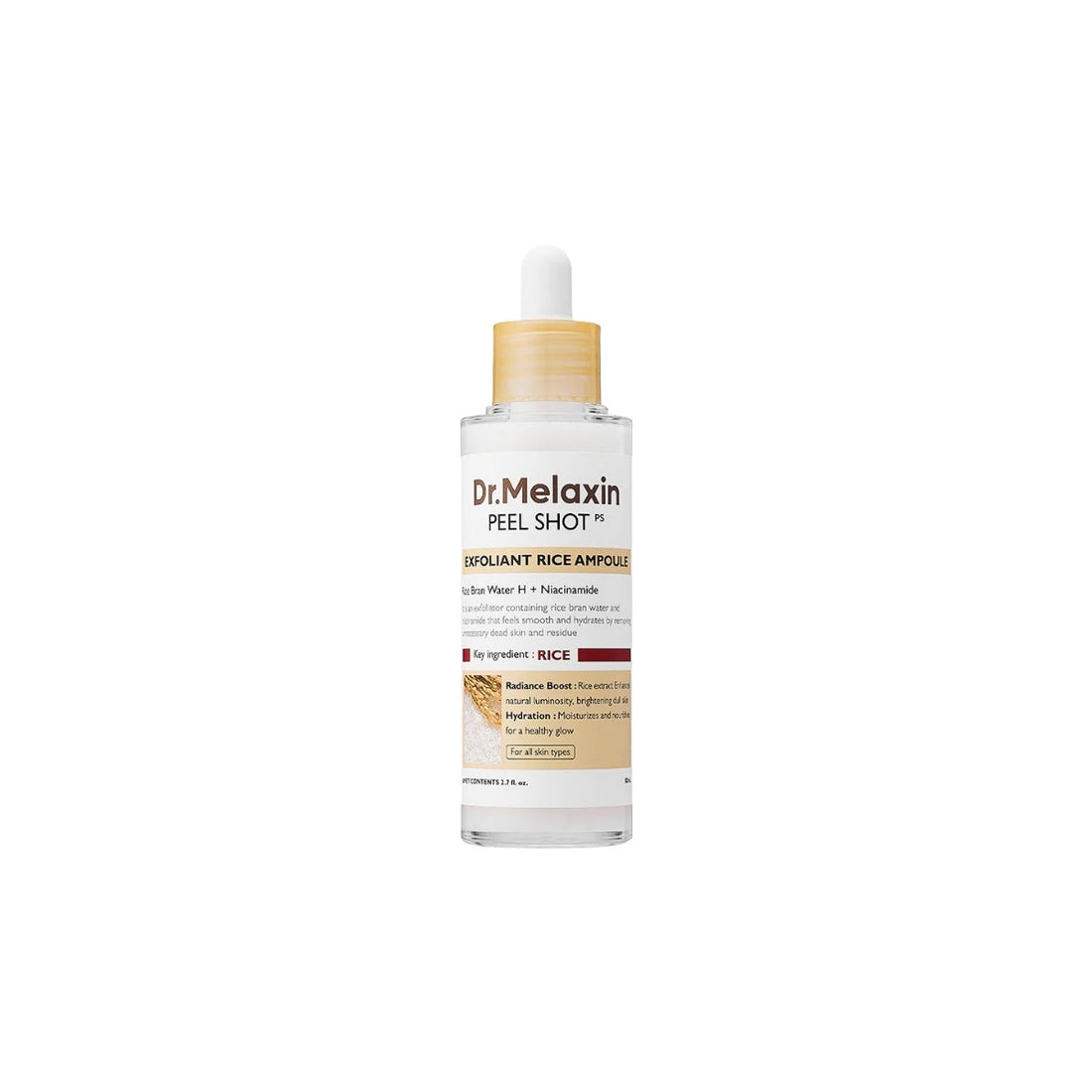 Dr.Melaxin Peel Shot Exfoliant White Rice Ampoule 80ml