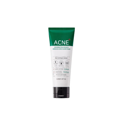 Some By Mi AHA,BHA,PHA 30 Days Miracle Acne Clear Foam 50ml