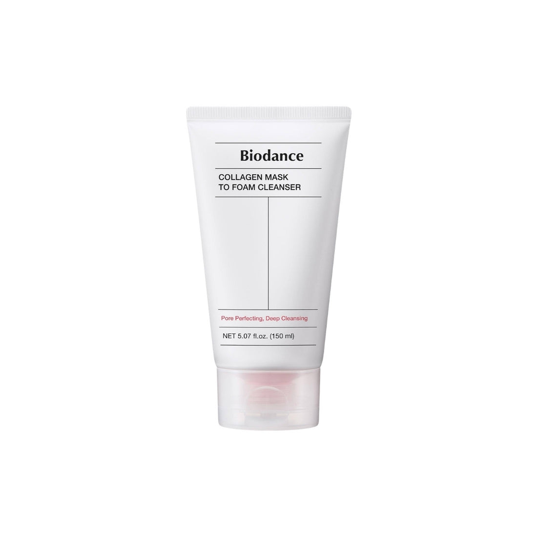 Biodance Collagen Mask To Foam Cleanser – 150ml 2-in-1 mask-foam hybrid formulated with 243Da Ultra-Low Molecular Collagen, SYN-COLL Peptides, and Niacinamide available at Atelier De Glow UK.