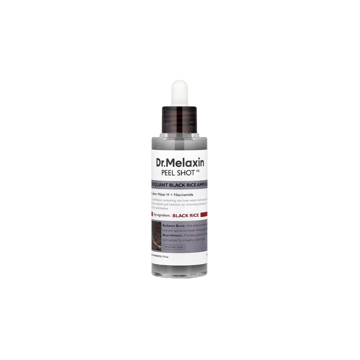 Dr.Melaxin Peel Shot Exfoliant Black Rice Ampoule 80ml