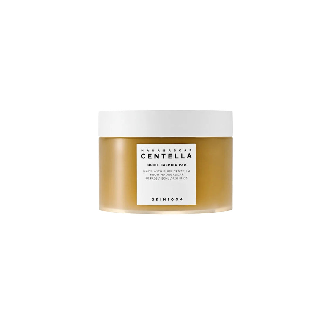 SKIN1004 Madagascar Centella Quick Calming Pad – soothing facial toner pads infused with Centella Asiatica for instant redness relief available at Atelier De Glow UK.