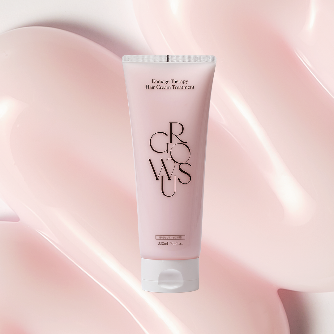 GROWUS hair cream for bleached, color-treated, and severely damaged hair – Intensive protein-rich repair treatment from Atelier De Glow UK.